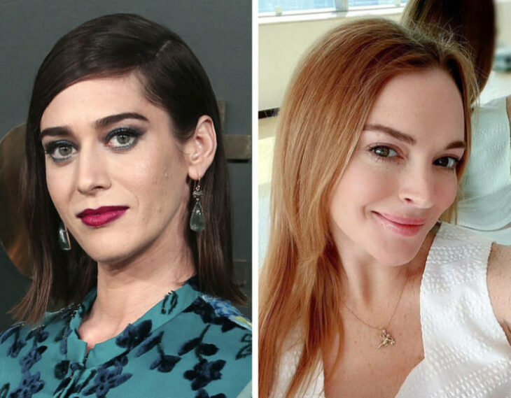 Lizzy Caplan/Lindsay Lohan