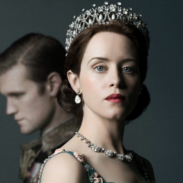 Claire Foy y Matt Smith The Crown