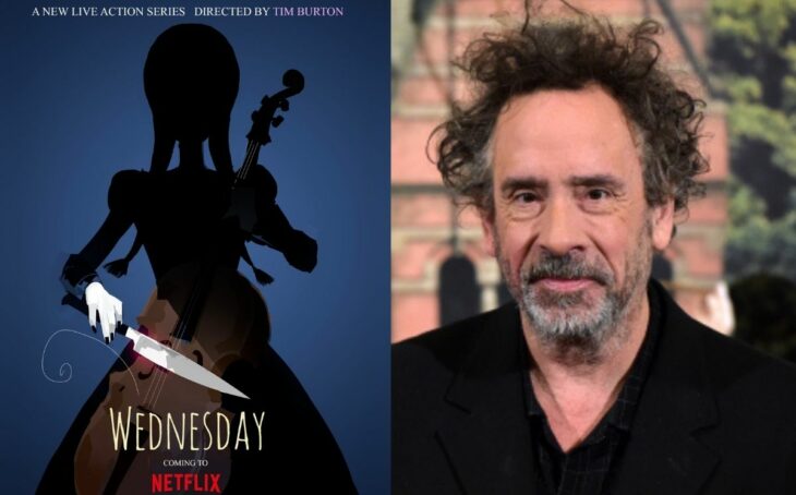 Promocional de Wednesday/Tim Burton