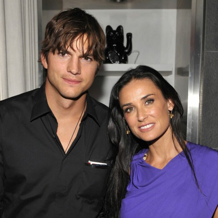 Ashton Kutcher y Demi Moore