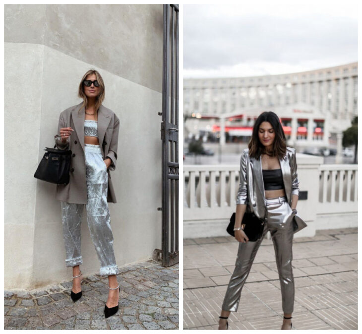 The best outfits you can recreate with metallic garments