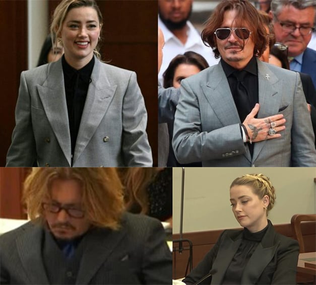 Imágenes del juicio Amber Heard VS. Johnny Depp