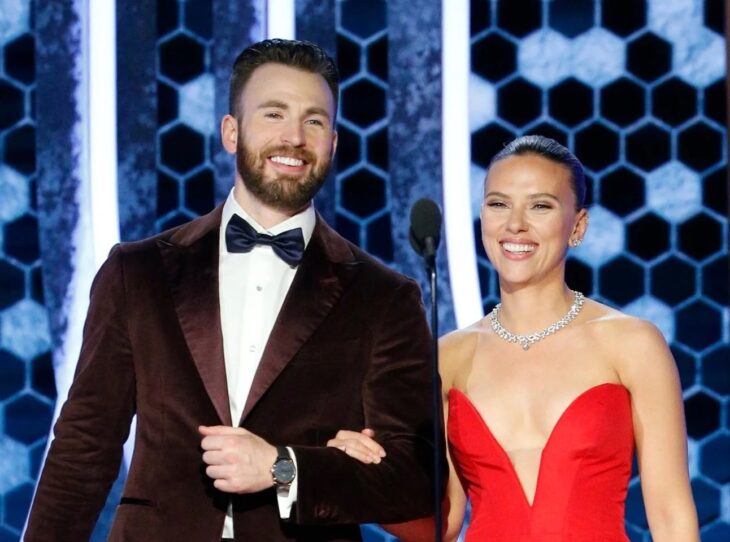 Scarlett Johansson y Chris Evans