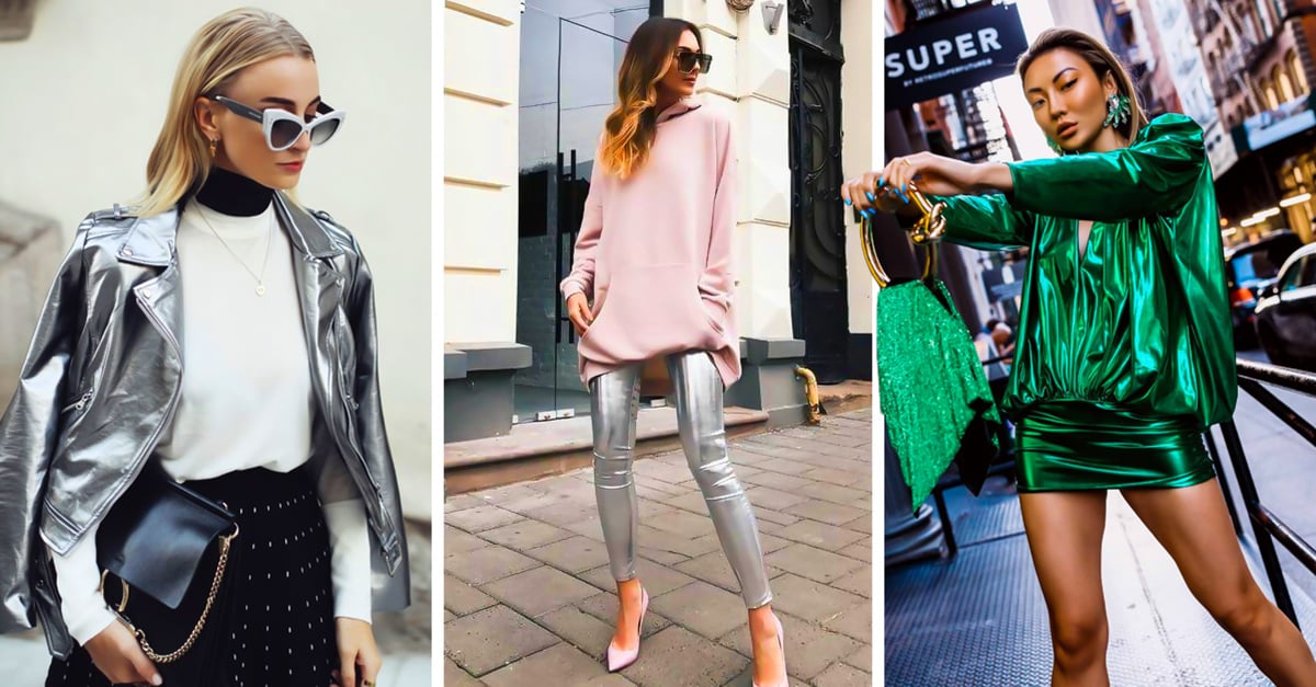 9 ways to combine your metallic clothing without dying trying