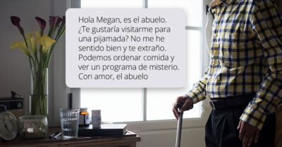 Abuelito llama a su nieta llorando para invitarla a una pijamada con él porque se siente solo