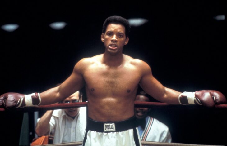 Will Smith in a scene from the movie Ali 