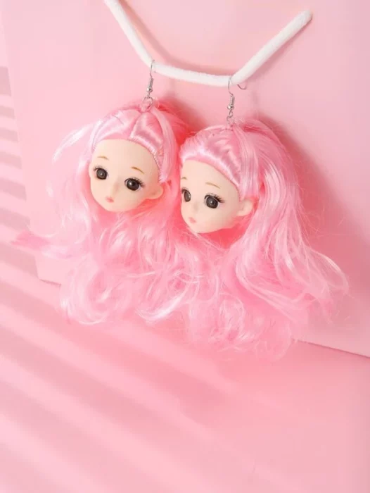 dolls pink hair; 13 Earrings that only the girls 'in' would dare to wear