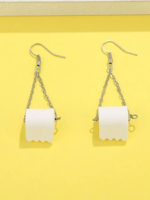 toilet paper; 13 earrings that only 'in' girls would dare to wear