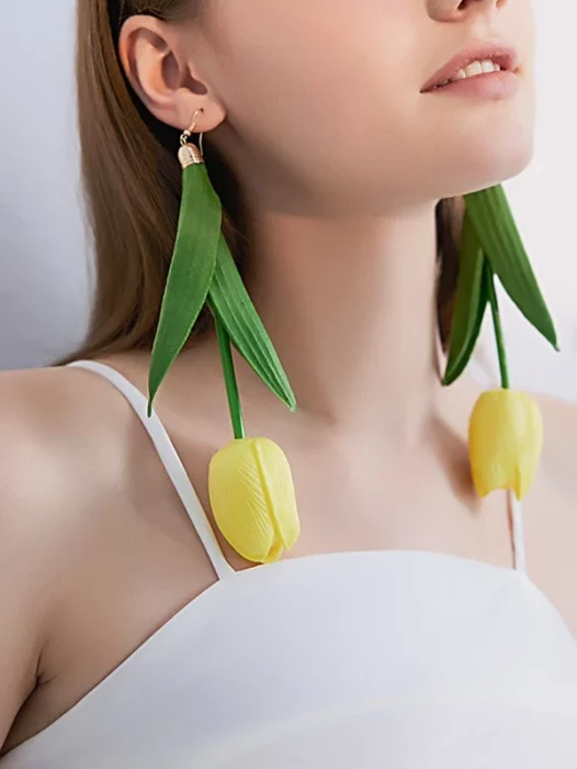 tulips; 13 earrings that only the girls 'in' would dare to wear