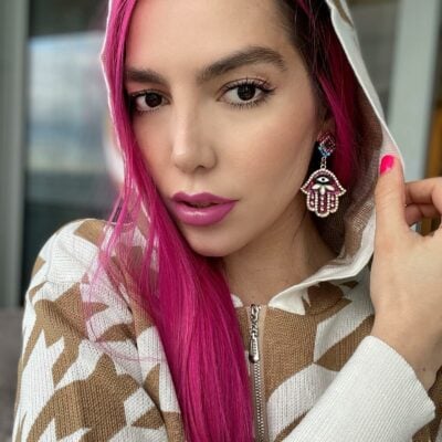 Selfie de la cara de la influencer Frida Sofía 