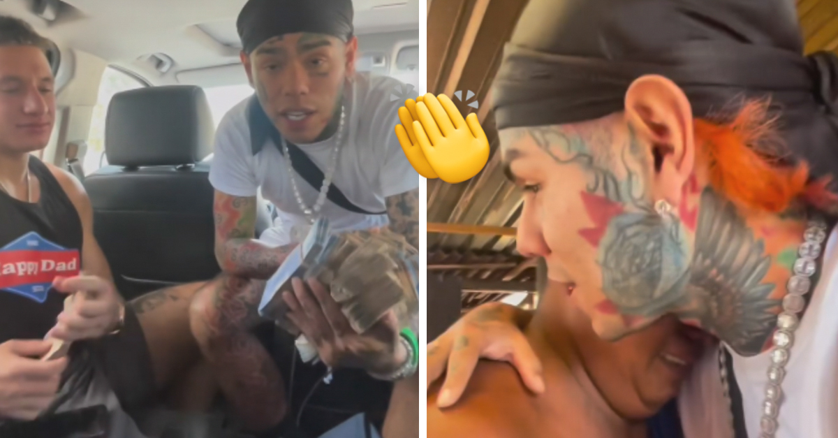 Rapper 6ix9ine gives a million pesos to a Mexican family
