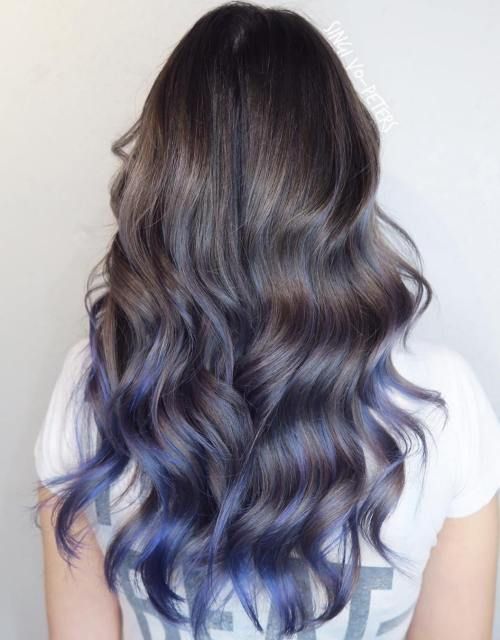 azul cielo ;Extensiones de color para tu versión más aesthetic 