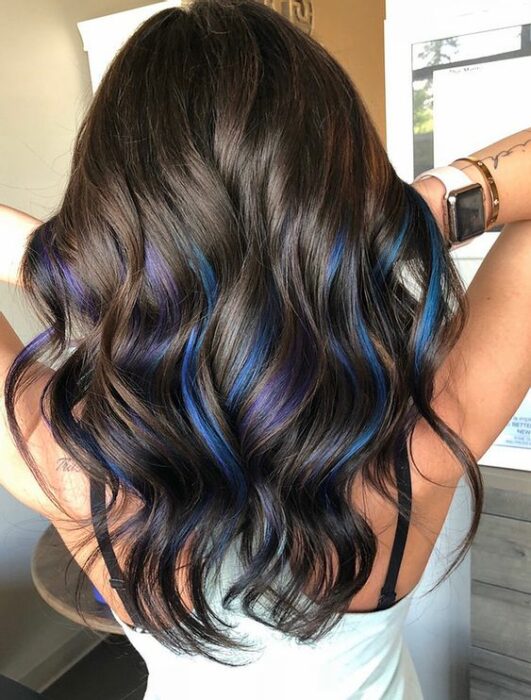 Blue and purple; Color extensions for your most aesthetic version 