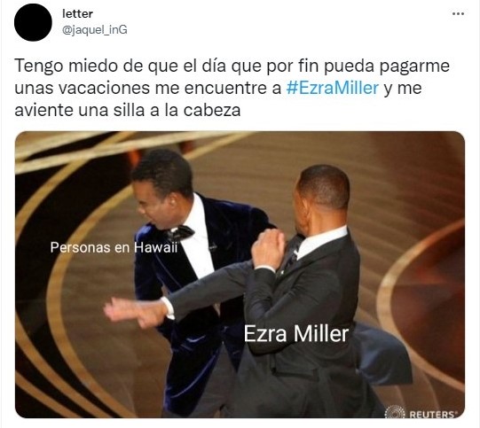 Tuit sobre Ezra Miller fue arrestado en Hawái por segunda vez y así reaccionó Twitter