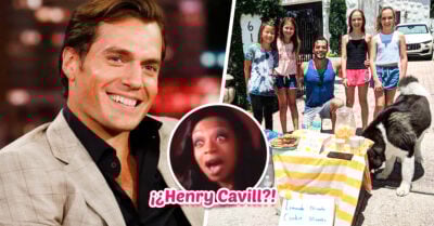 ¡Pero qué suerte! Niñas abren puesto de limonada y Henry Cavill es el cliente estrella