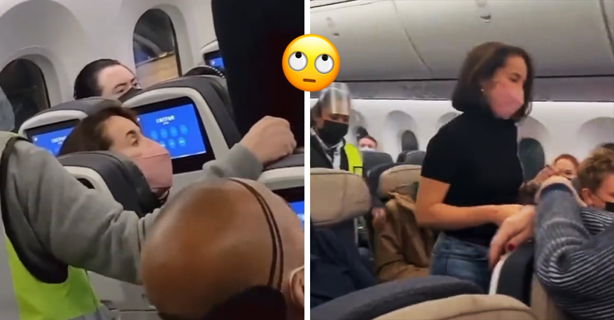 “Lady Aeromexico”, they take a woman off the plane because she sneaked into first class without paying