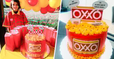¡No hay sistema! Niño pide su fiesta de cumpleaños con temática de Oxxo