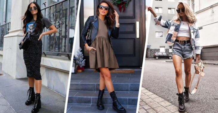 15 Looks con combat boots que sacarán tu lado más rockero