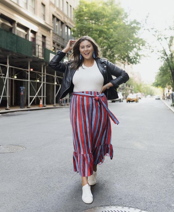 Skirt; Loose spring outfits in case you don't like being muddy