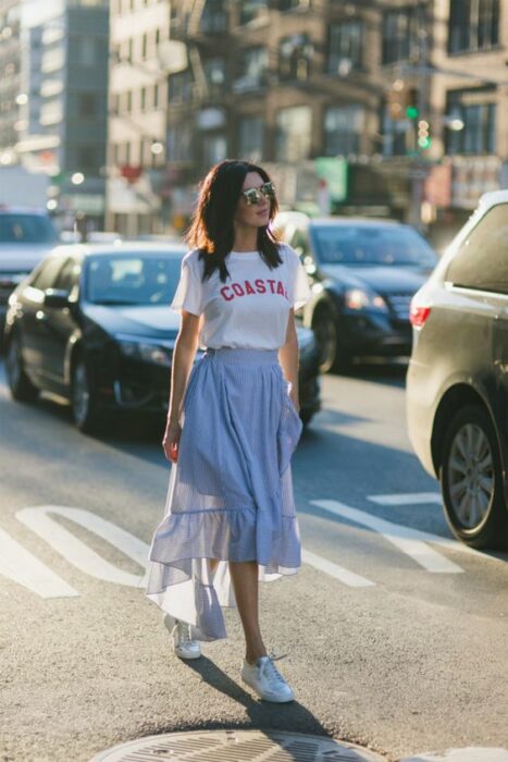 skirt; loose spring outfits in case you don't like being muddy