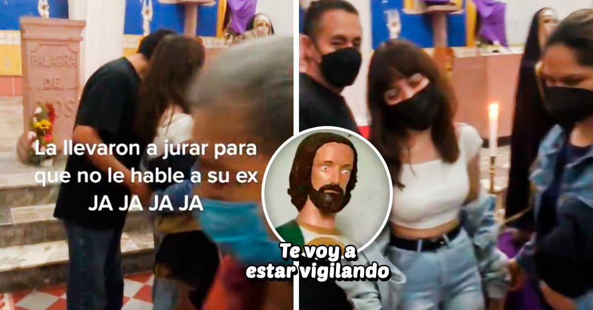 Parents took their daughter to church and made her swear that she will no longer talk to her ex