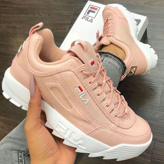 Tenis rosa perla ;Tenis para las que miden menos de 1.50<