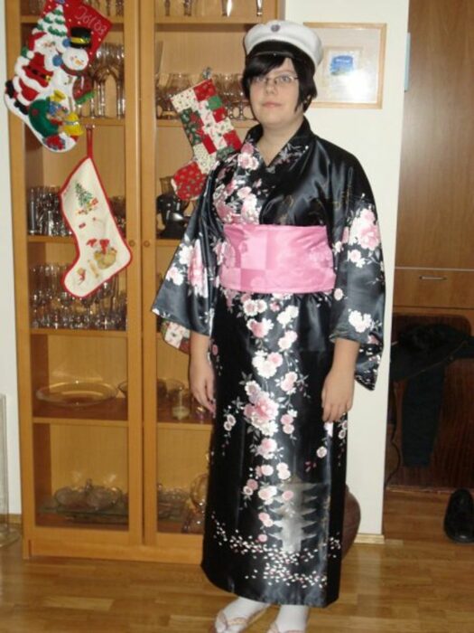 boy in kimono