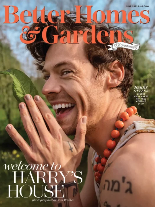 Harry Styles para Better Homes And Gardens