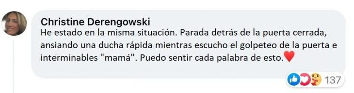 Captura de comentario en la publicación de Suka Nasrallah