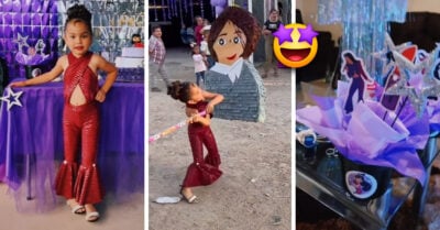 ¡Baila esta cumbia! Niña pide su fiesta con temática de Selena y fue increíble