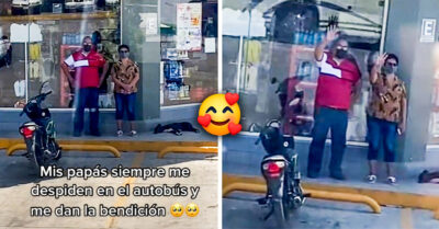 ¡Chica asegura ser millonaria! Sus papás la acompañan todos los días a tomar el autobús