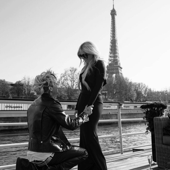 ¡Cupido lo hizo de nuevo! Avril Lavigne se compromete con Mod Sun frente a la Torre Eiffel