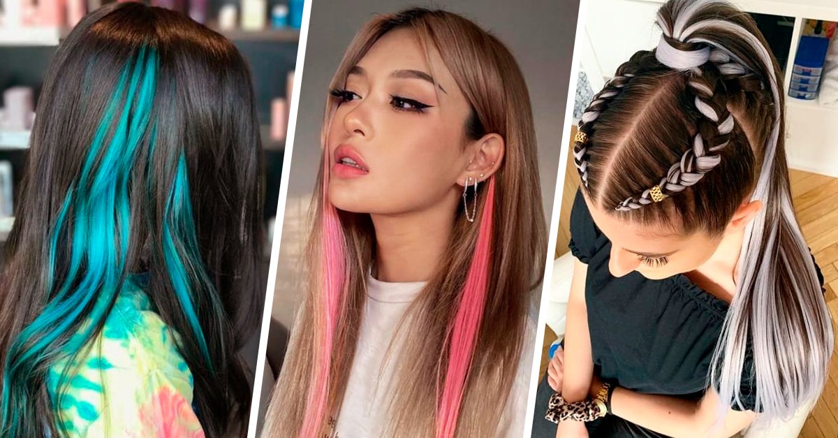 13 Ideas to use color extensions and not mistreat your hair with discolorations