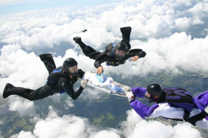 extreme ironing