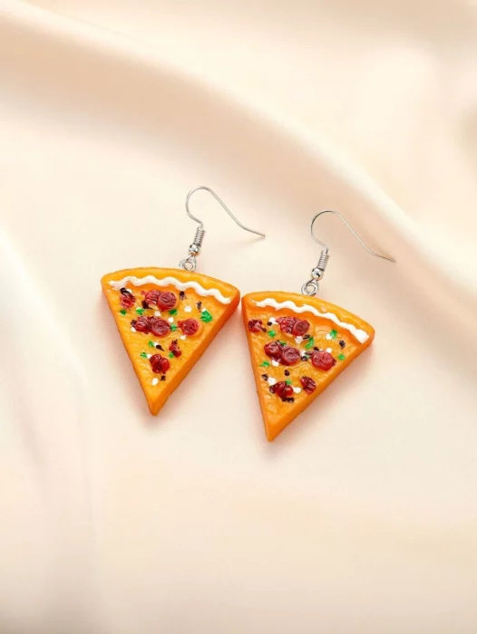 Pizza ;13 Food earrings that will whet your appetite 