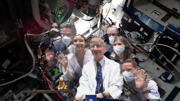 NASA ha logrado holotransportar a una persona al espacio por primera vez
