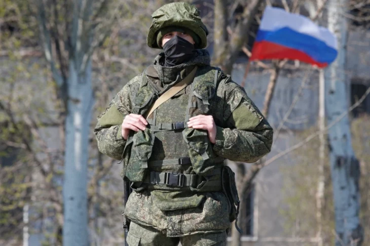 Russian soldier in Ukraine