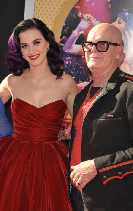 Katy Perry with Keith Hudson at a movie premiere, 2012