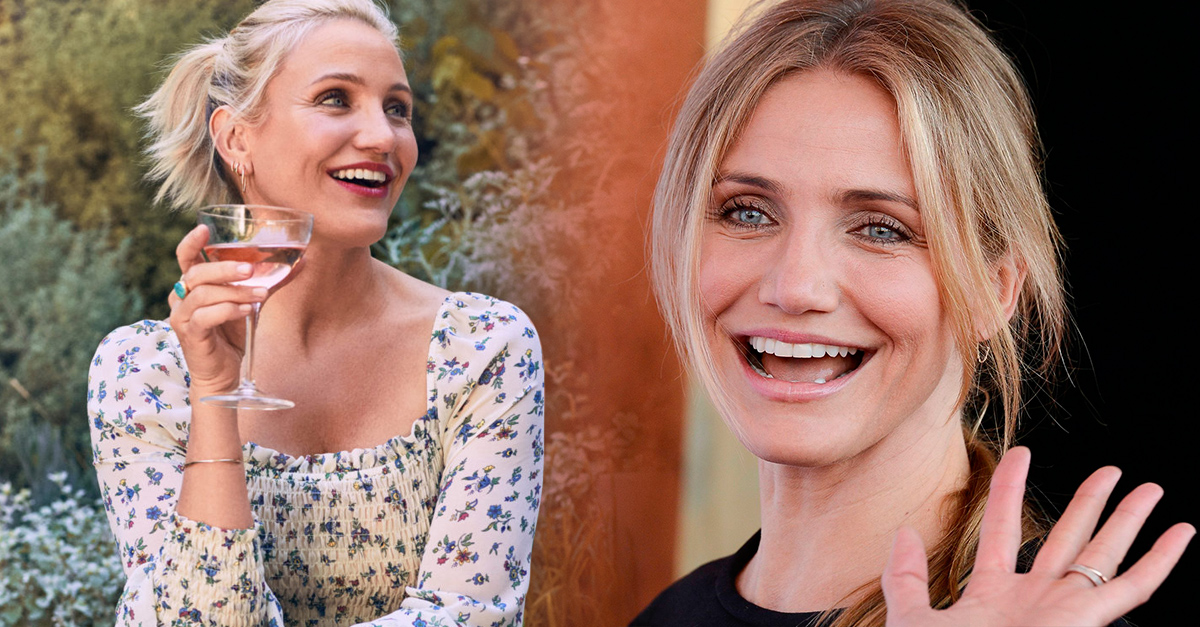 Now that she’s retired, Cameron Diaz says she’s not worried about her looks
