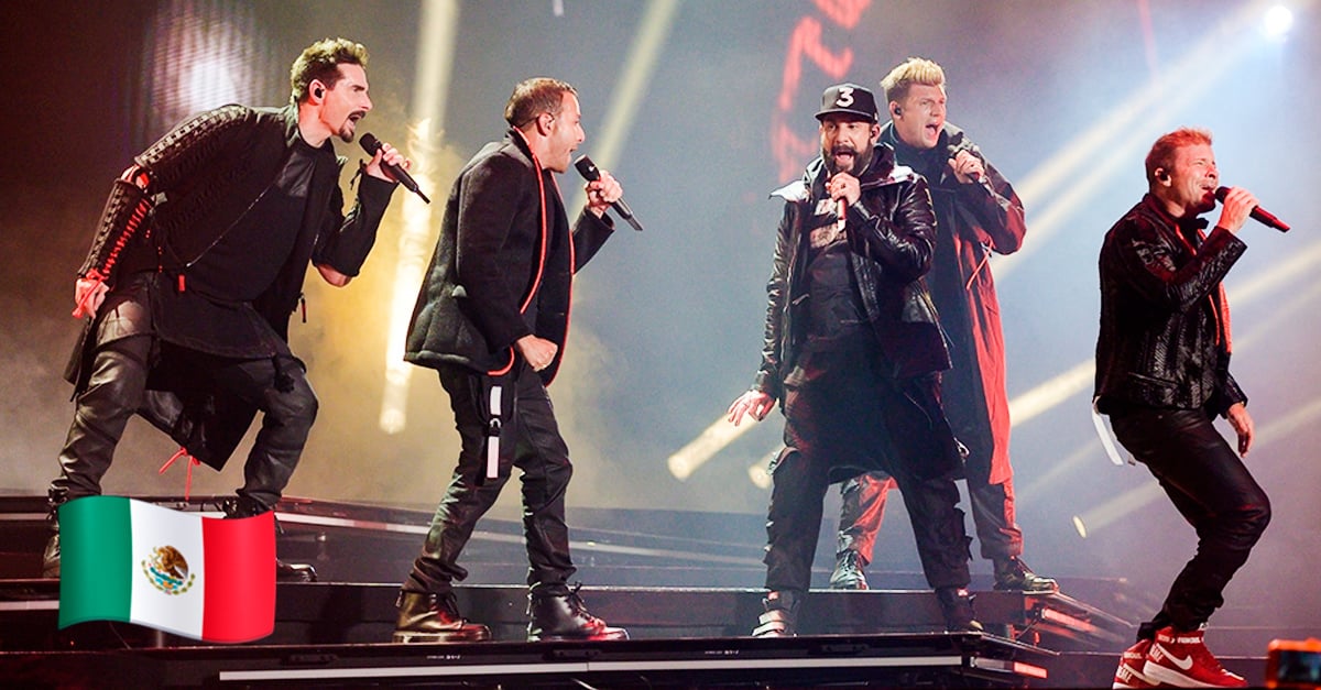 Full of nostalgia!  This was the return of the Backstreet Boys to Mexico