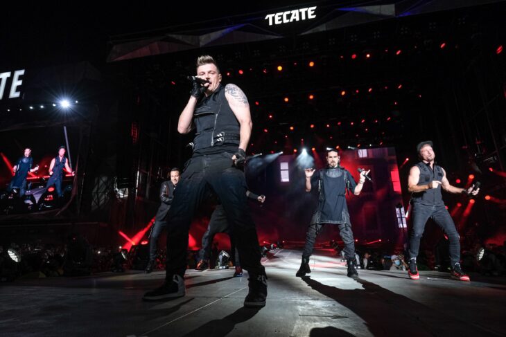 Backstreet Boys in their presentation at the Tecate Emblema Festival 2022