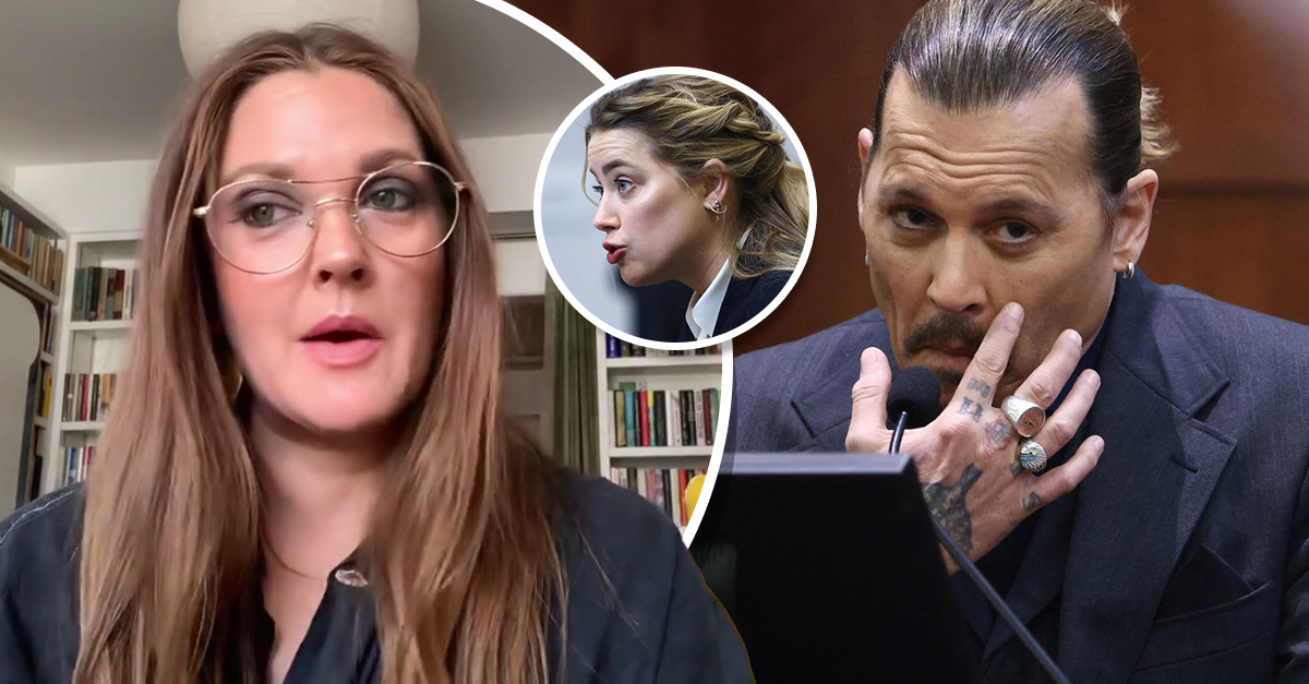 Drew Barrymore apologizes for mocking Johnny Depp and Amber Heard’s trial