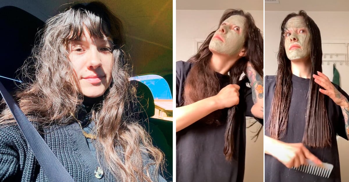 Vegan girl hasn’t used shampoo or conditioner in 6 years…her hair is amazing!