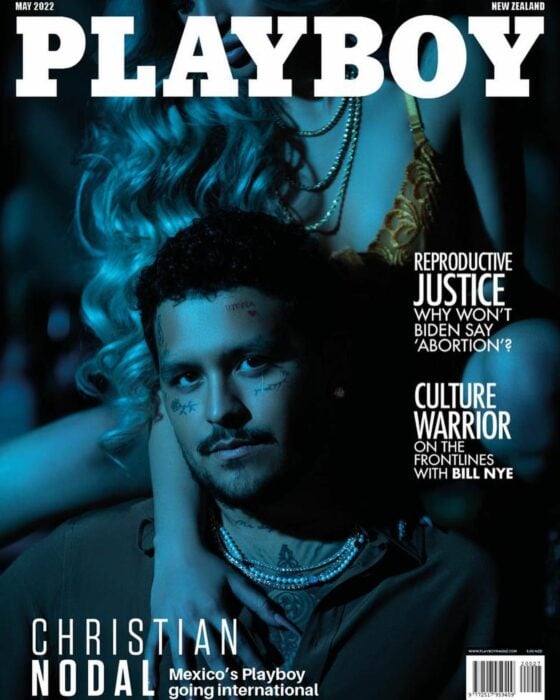 Portada revista Playboy Nueva Zelanda con Christian Nodal en la portada 