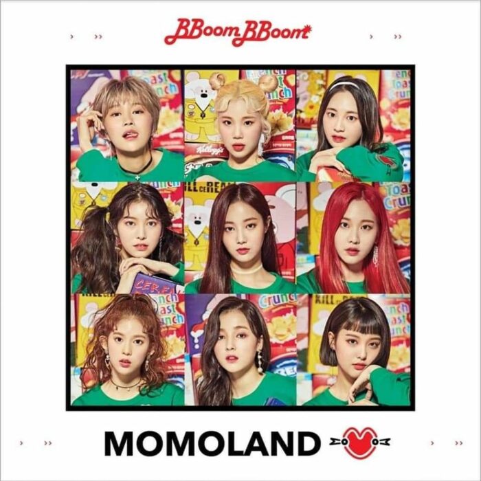 Póster de la agrupación K-Pop Momoland