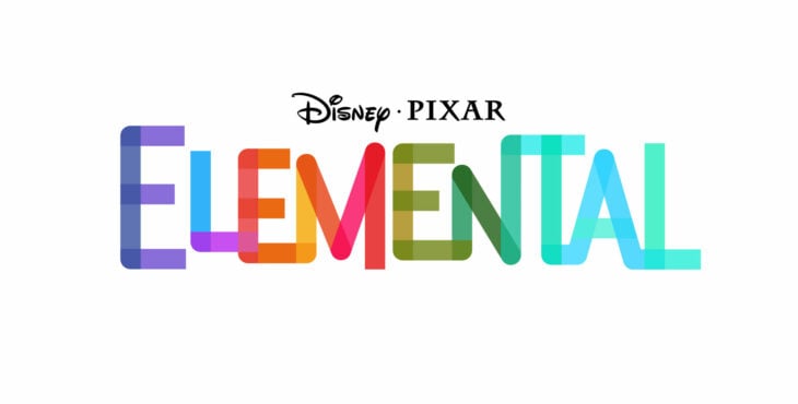 Logotipo de Elemental la nueva película de Disney Pixar 