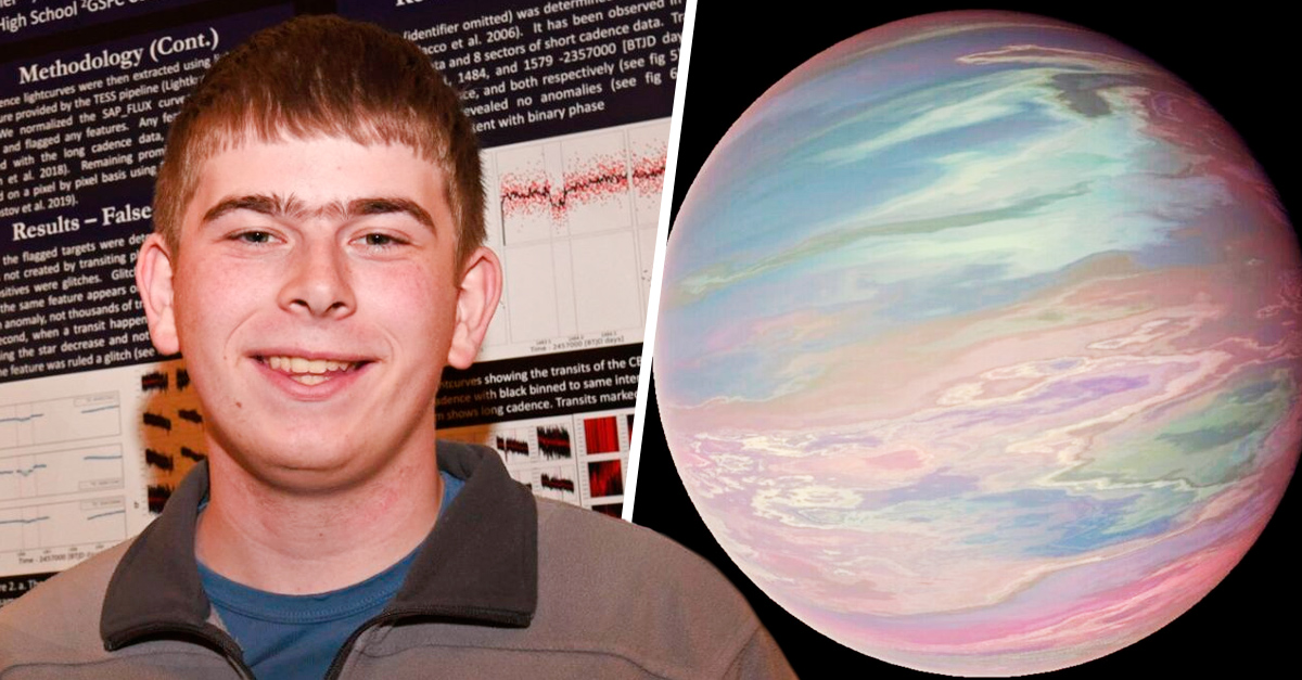 17-year-old student discovers a new planet on his third day of internship at NASA