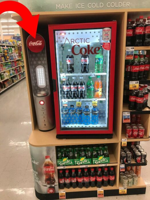 refrigerador que enfría las bebidas rápidamente 