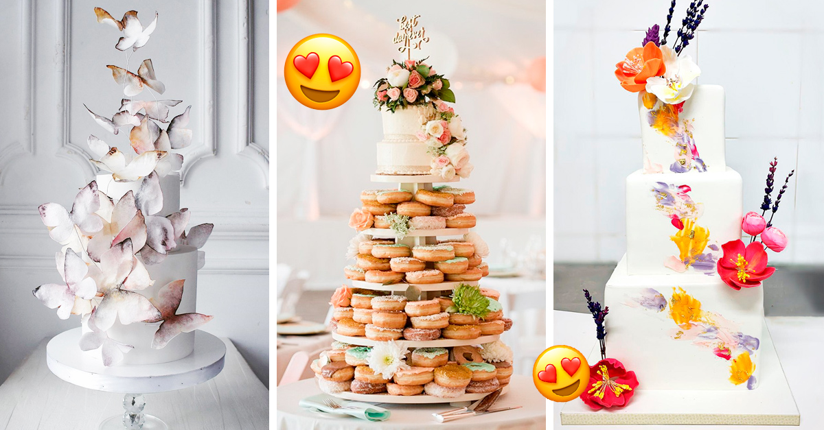 20 Incredible Wedding Cakes for Brides Who Want Something Edgy