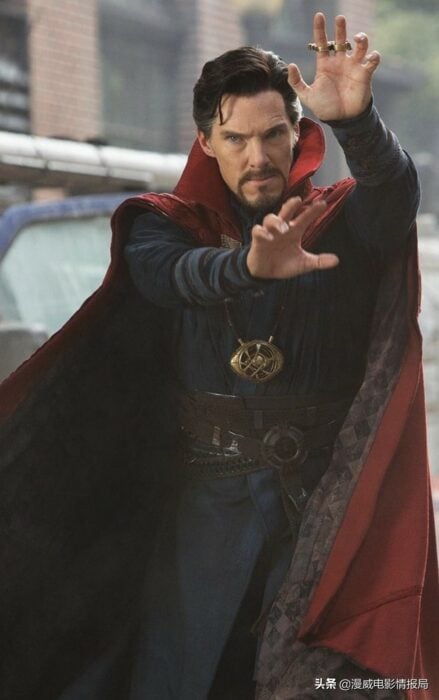 Benedict Cumberbatch en su personaje del Dr. Strange de Marvel 